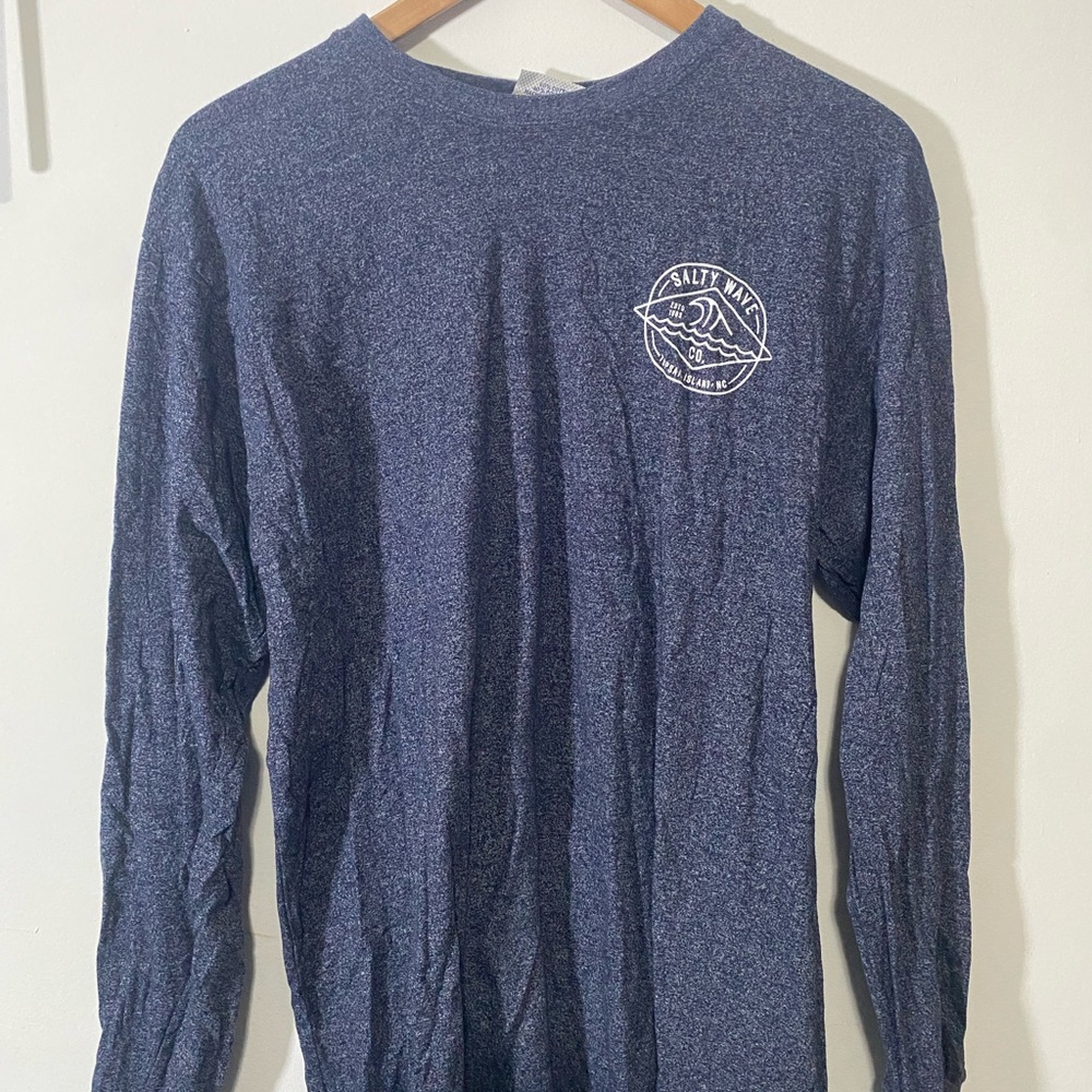 Men's Blue Long Sleeve Shirt